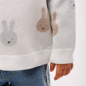 Кардиган вязаный LUKNO "Зайчики"